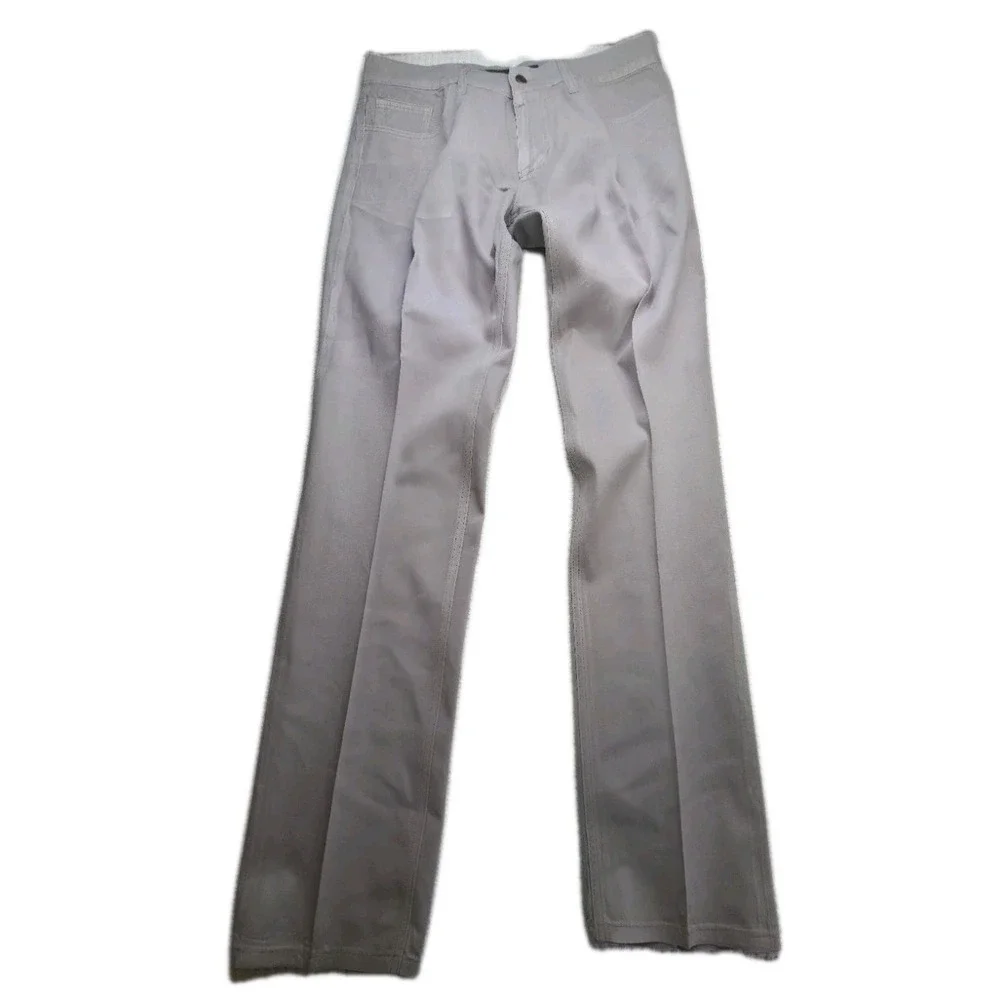 Joe's Jeans Men's 34x32 Gray Stretch Twill Pants Straight Leg Five Pocket